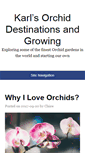 Mobile Screenshot of karls-orchids.net