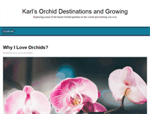 Tablet Screenshot of karls-orchids.net